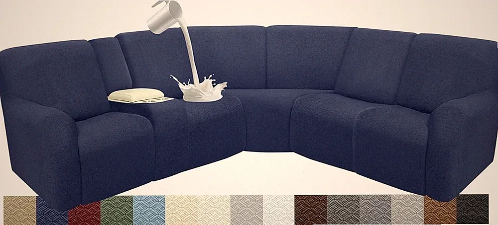 Couch Covers Sectional Reclining Sectional L Shape Waterproof Washable Recliner