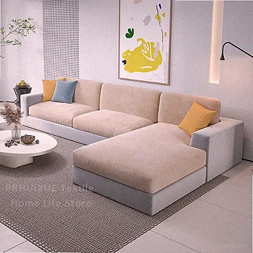 Soft Velvet Sofa Seat Plain Color Stretch Sectional Couch L Shape Corner Covers
